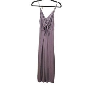 By Together Jumpsuit Woman's‎ Size Medium  Slate Gray Wide-Leg Strapless New